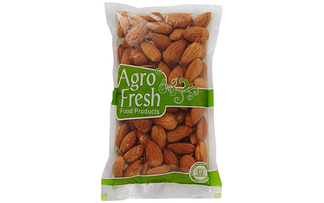 Agro Fresh Regular Almonds    Pack  100 grams